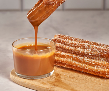 Churros de doce de leite caseiro igual da infância