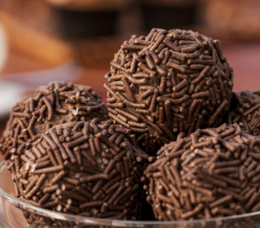 Brigadeiro com Whey Protein e poucas calorias