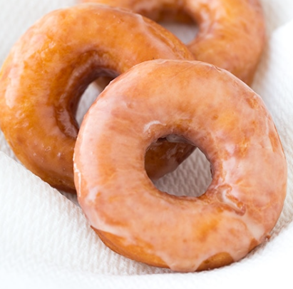 Donuts sabor original igual ao do Krispy Kreme