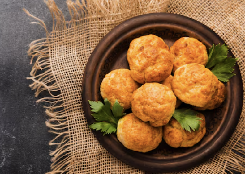 Bolinho de batata doce perfeito para o café da manhã ou da tarde