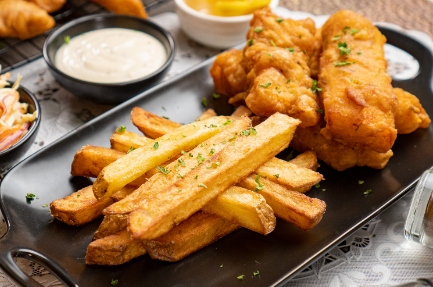 Fish And Chips igual ao vendido em Londres