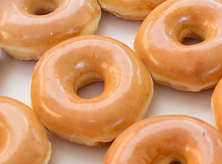 Donuts sabor original igual ao do Krispy Kreme