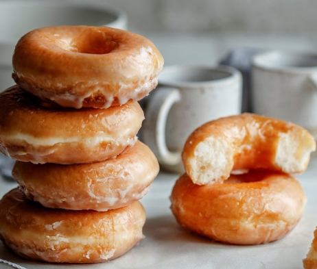 Donuts sabor original igual ao do Krispy Kreme