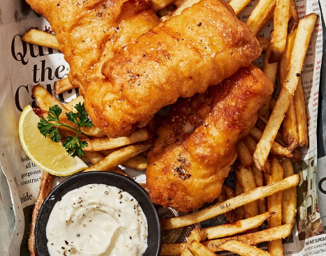 Fish And Chips igual ao vendido em Londres