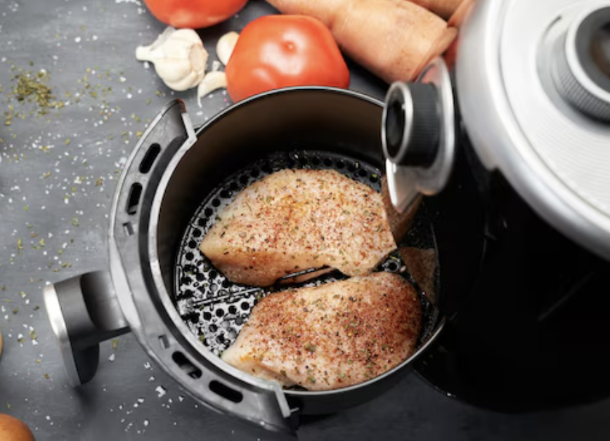 Peito de frango suculento igual dos restaurantes na air fryer