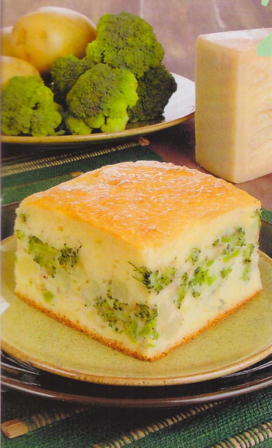 Torta Salgada - Recheio de Batata e Brócolis
