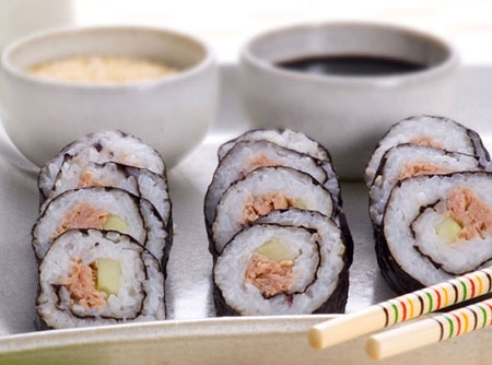 Sushi de Atum em Conserva