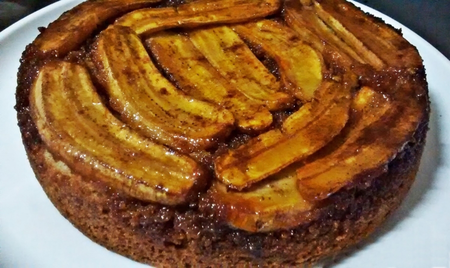 Bolo de Banana Caramelada Mais maravilhoso do mundo